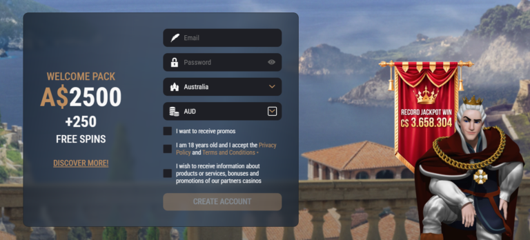 king billy casino welcome pack