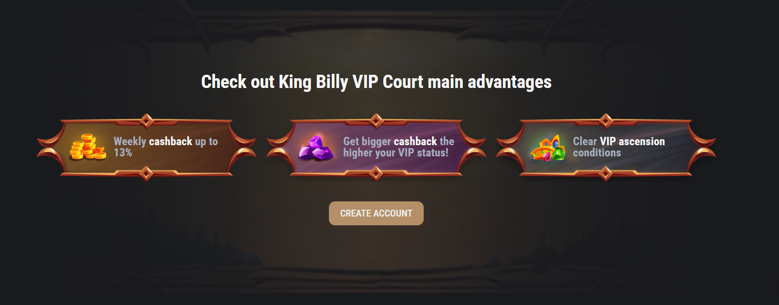 king billy vip program