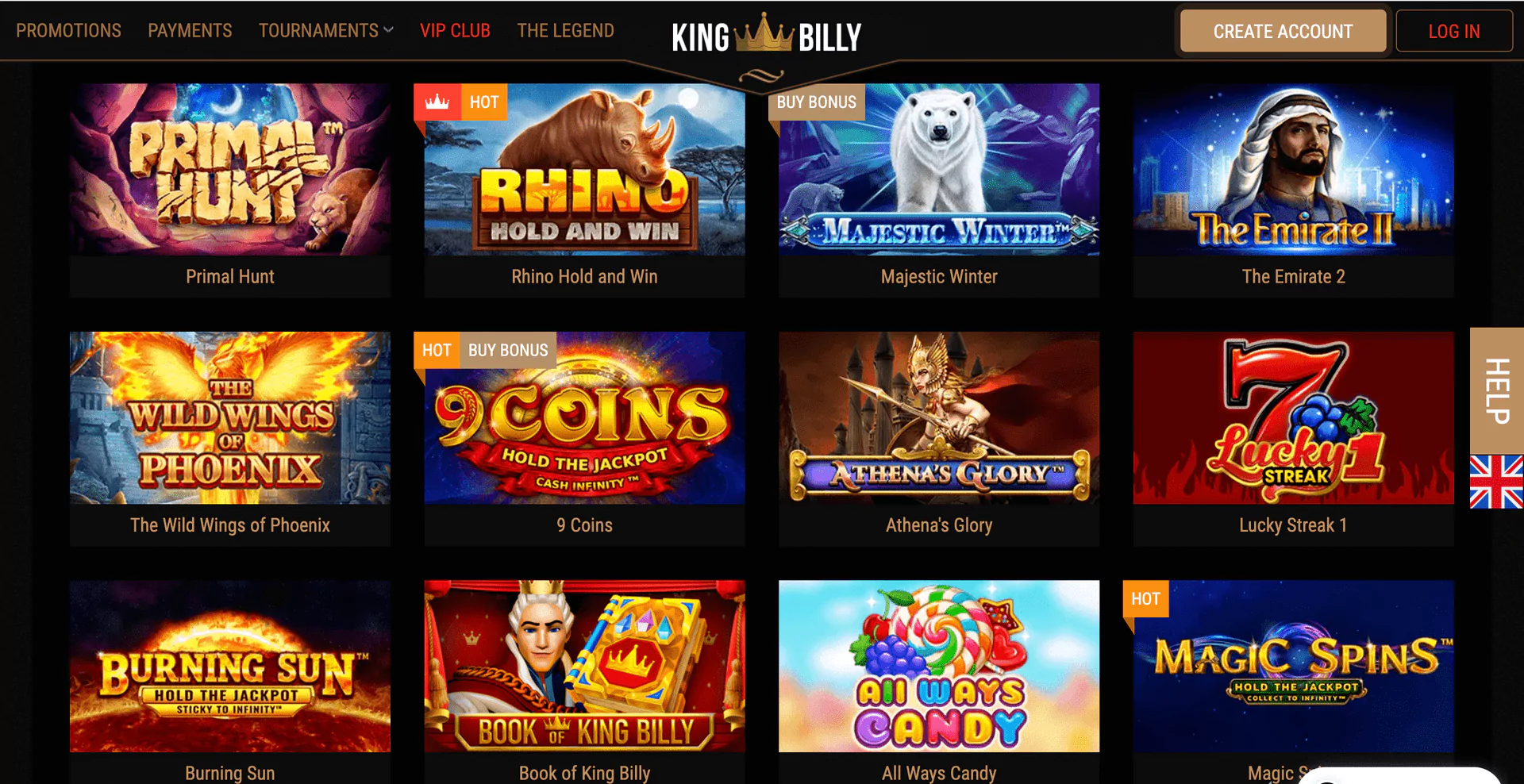 king-billy-games